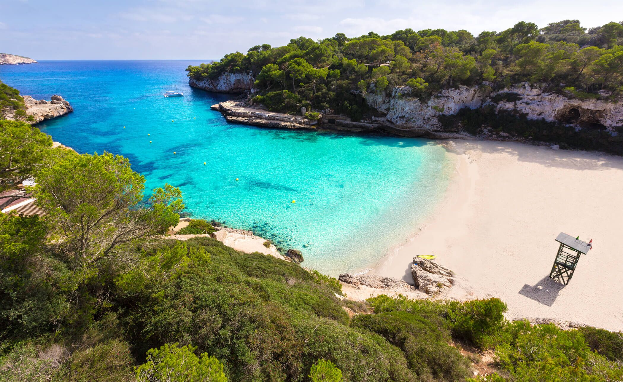 Playas más bonitas de Mallorca - Cala Llombards en el sureste